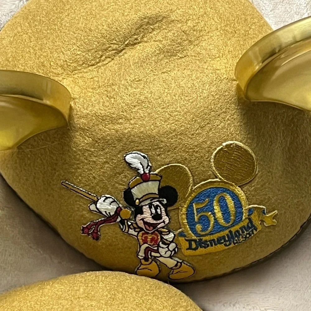 50th Anniversary Mickey Hat Disneyland Resort Hats Gold Mickey Mouse Ears